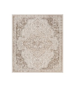 Amer Alpine Imara Light Cream Medallion Rug 6'7" x 9'