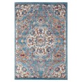 Amer Alexandria Prescott Blue Medallion Area Rug 4'x6'