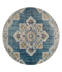 Amer Eternal ETE-22 Witney Turquoise Rug 6 ft. 7 in. X 6 ft. 7 in.R Round