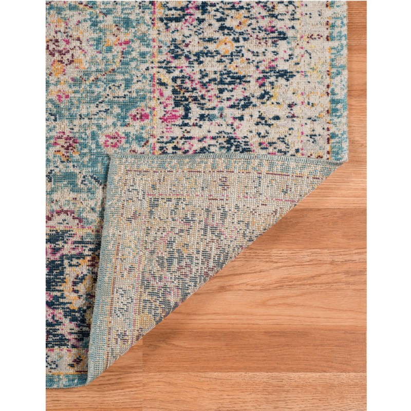 Amer Eternal Waltham Vintage Turqouise Round Rug 6'7"x6'7"