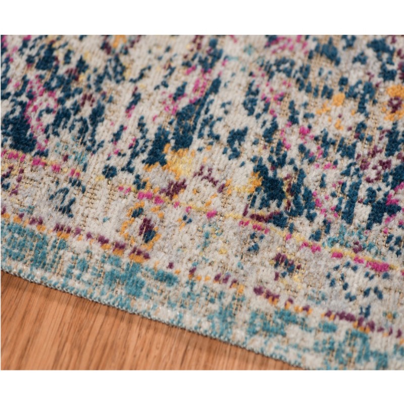 Amer Eternal Waltham Vintage Turqouise Round Rug 6'7"x6'7"