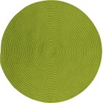 Colonial Mills Boca Raton Round Bright Green BR65R0 6' X 6' Rug