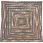 Colonial Mills Lucid Braided Multi Square Ash Grey LU19R04 4' X 4' Rug
