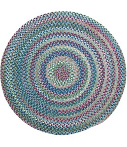 Colonial Mills Cloverdale Wool Multi Round Teal VL05R0 7' X 7' Rug