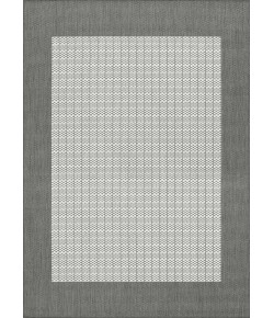 Couristan Recife Checkered Fiel Dgrey/White Area Rug 8 ft. 6 in. X 8 ft. 6 in. Round
