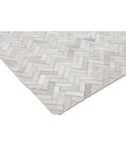 Exquisite Rugs Mosaic Leather Ivory 4055116X146 11ft.6in.X14ft.6in. Rect. Rug