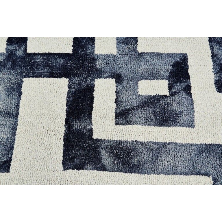 Feizy LORRAINE 8568F IN NOIR 10' X 10' Round Area Rug