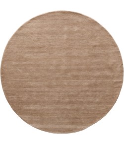 Feizy Luna Tan/Brown 5798049F 10ft. x 10ft. Round Round Rug Rug