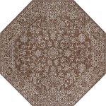 Jonathan Y SANTA MONICA Red SMB100A 5ft.-3in. Octagon Rug