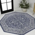 Jonathan Y SANTA MONICA Blue SMB103A 5ft.-3in. Octagon Rug