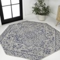 Jonathan Y SANTA MONICA Blue SMB105B 5ft.-3in. Octagon Rug