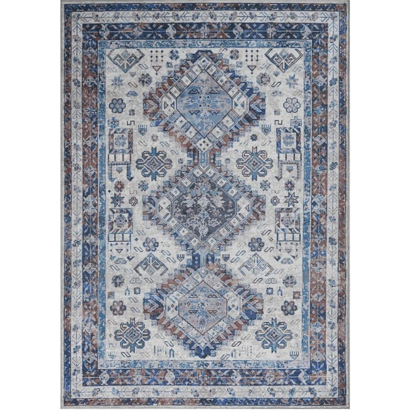 Amer ALASKA Beige/Terra ALA-8 7 ft. 10 in. X 9 ft. 9 in. Rectangle Rug