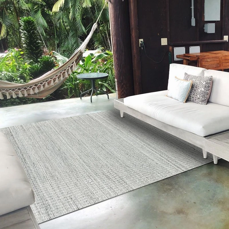 Amer ATLANTIC Silver ATN-4 5 ft. X 8 ft. Rectangle Rug