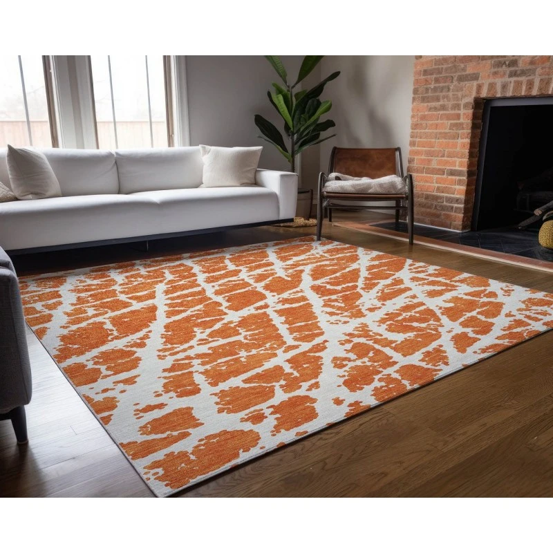 Chantille ACN501 Orange 1'8" x 2'6" Rug