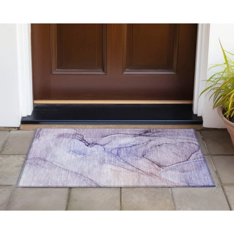 Chantille ACN502 Purple 1'8" x 2'6" Rug