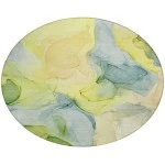 Addison Chantille ACN504 Yellow 8 ft. x 8 ft. Round Rug