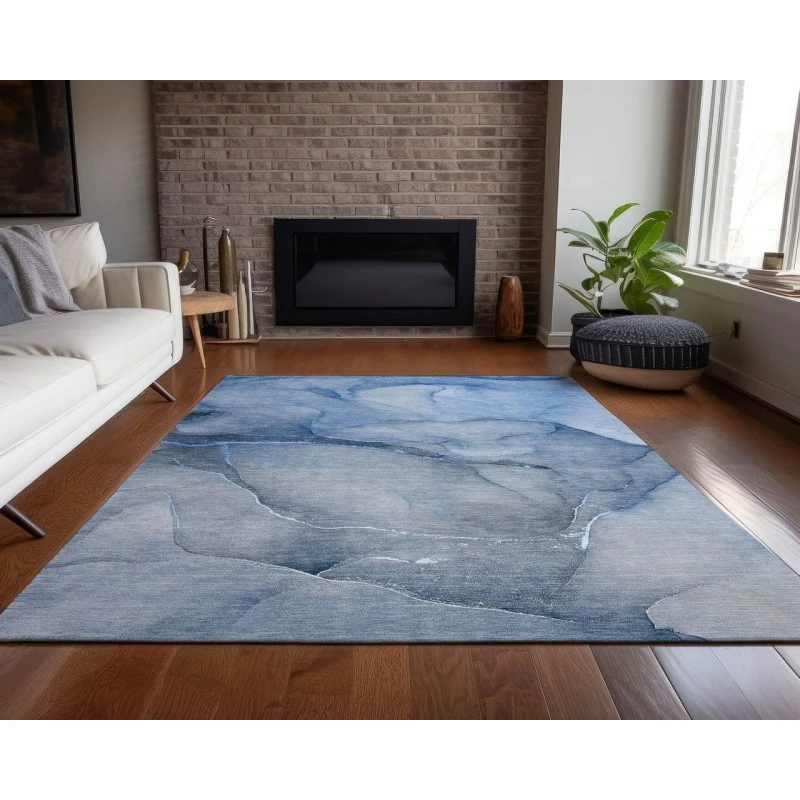 Chantille ACN508 Blue 5' x 7'6" Rug