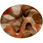 Addison Chantille ACN536 Chocolate 8 ft. x 8 ft. Round Rug