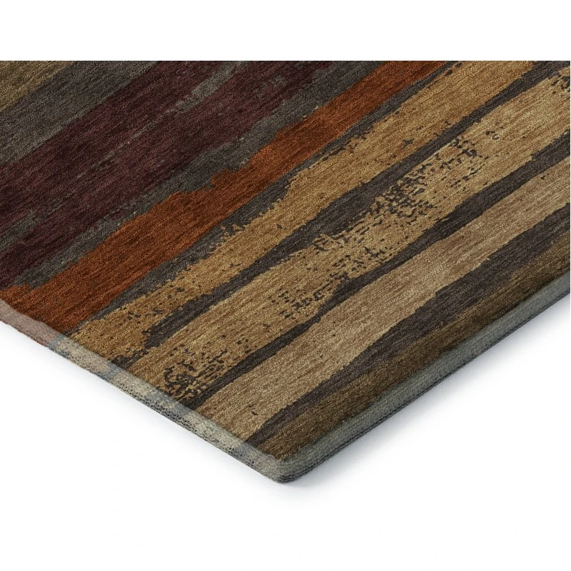 Addison Mayfield Brown AMF1019 - 8ft. Round Rug