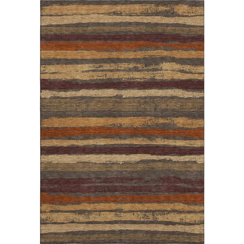 Addison Mayfield Brown AMF1019 - 8ft. Round Rug