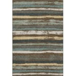 Addison Mayfield Brown AMF1019 - 8ft. Round Rug