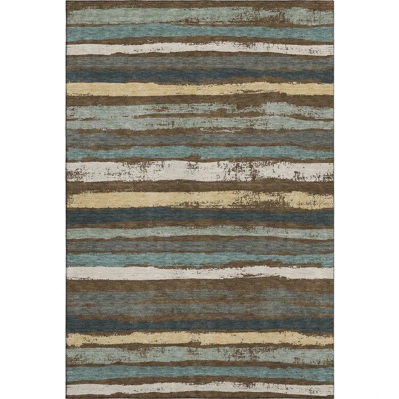 Addison Mayfield Brown AMF1019 - 8ft. Round Rug