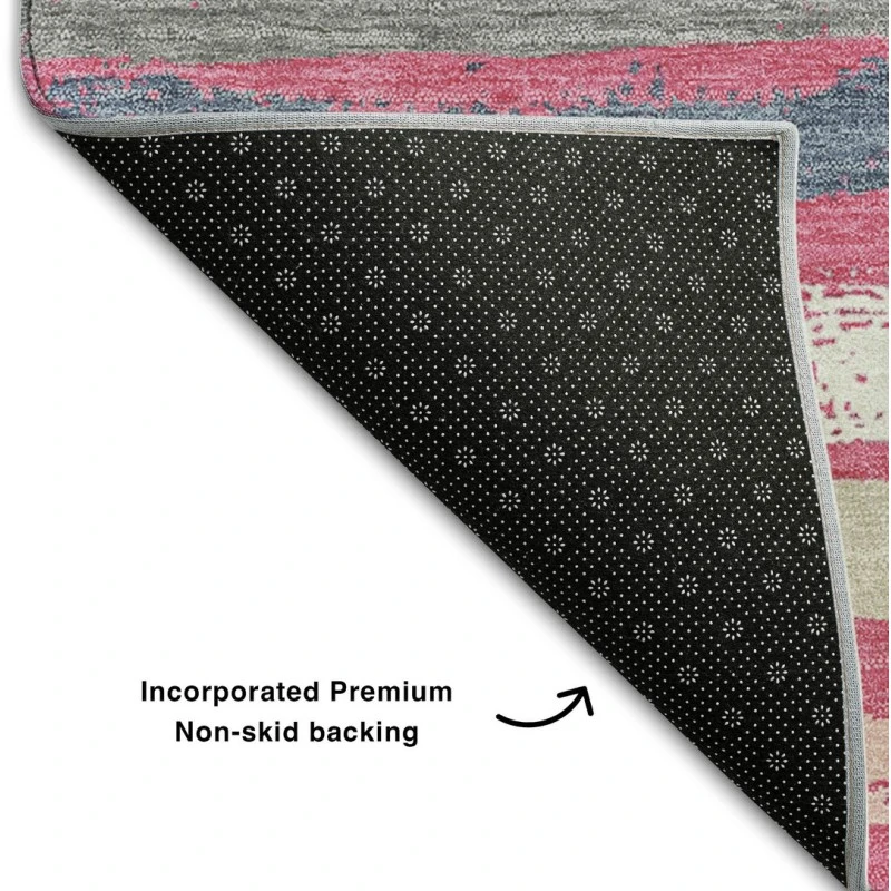 Addison Mayfield Pink AMF1019 - 8ft. Round Rug