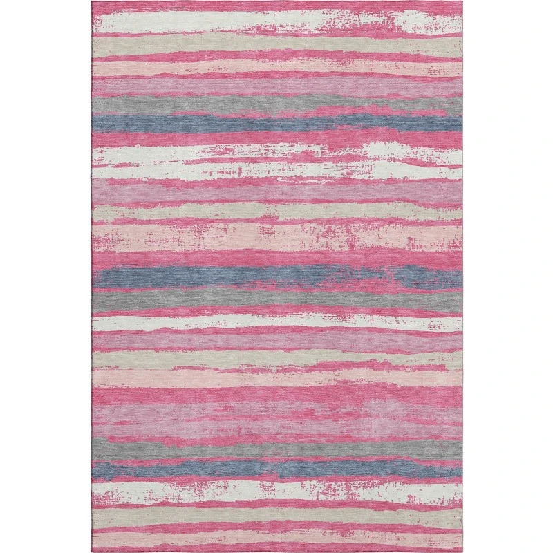 Addison Mayfield Pink AMF1019 - 8ft. Round Rug