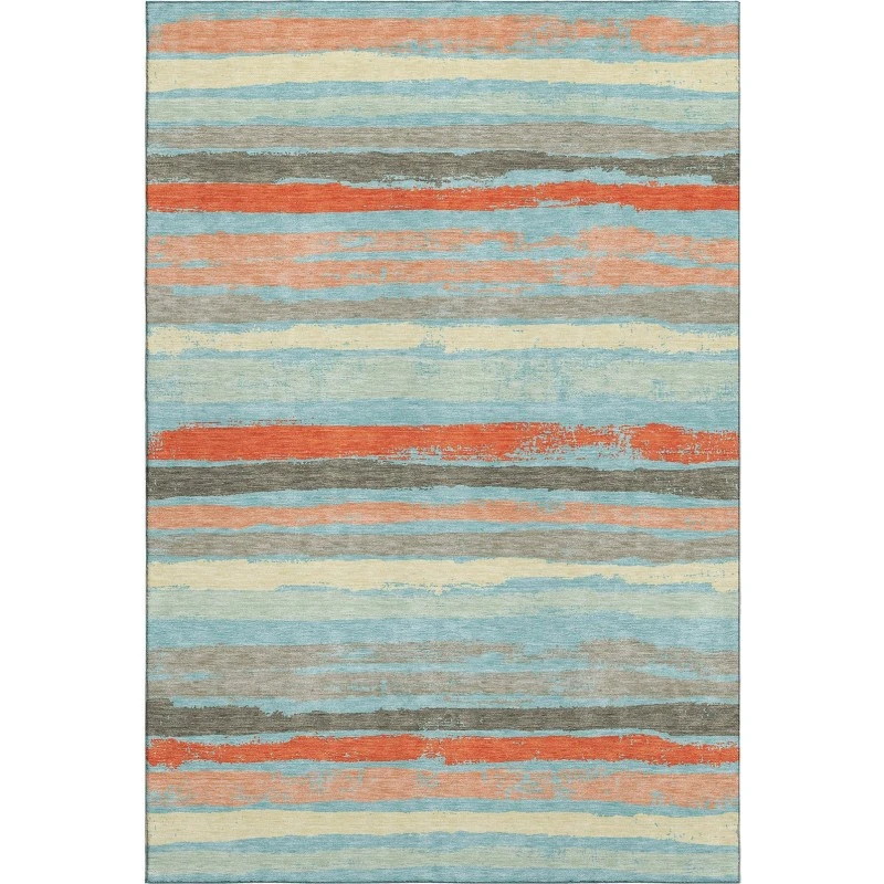 Addison Mayfield Blue AMF1019 - 8ft. Round Rug