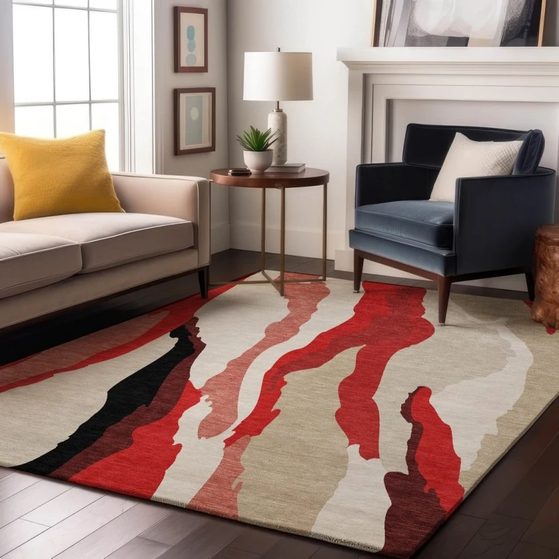 Addison Mayfield Red AMF1047 8ft. x 10ft. Rect. Rug