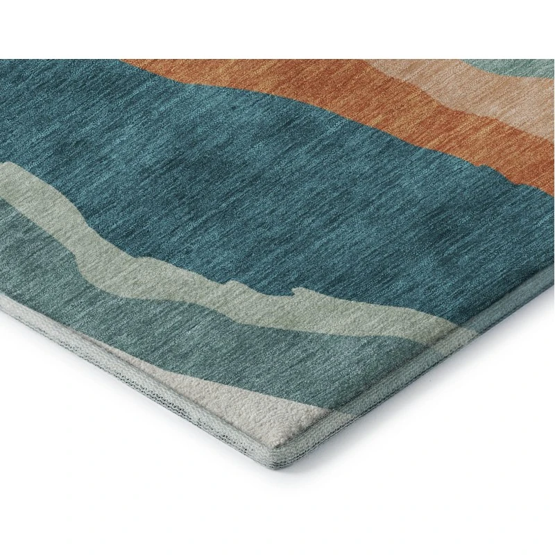 Addison Mayfield Teal AMF1047 8ft. x 10ft. Rect. Rug