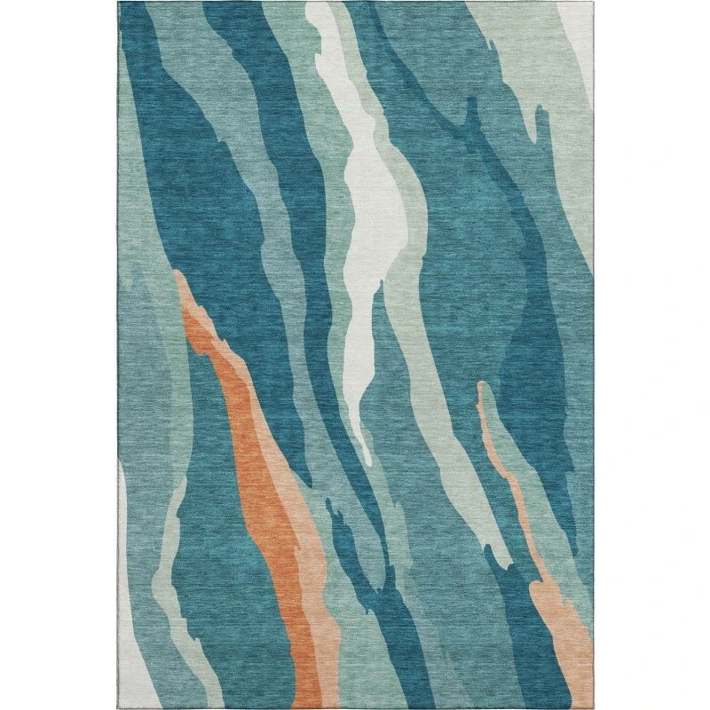 Addison Mayfield Teal AMF1047 8ft. x 10ft. Rect. Rug