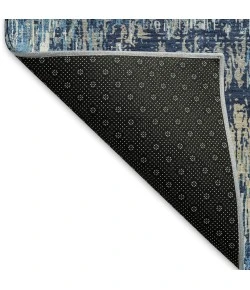 Addison Mayfield Blue AMF1377 - 8ft. Round Rug