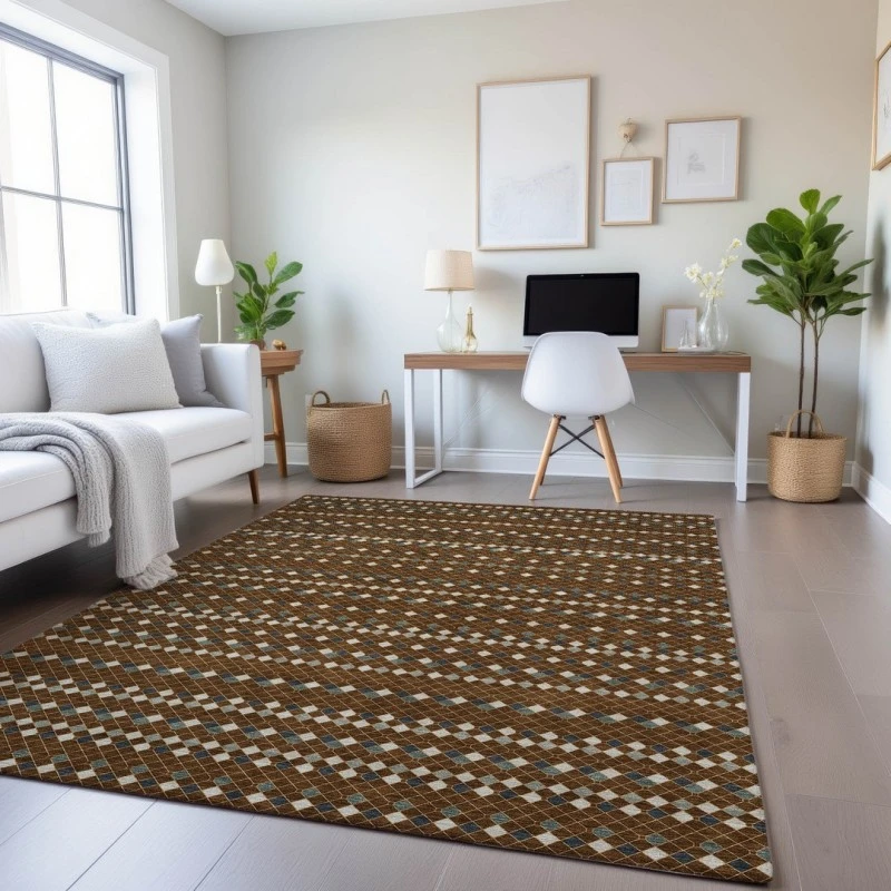Addison Mayfield Brown AMF1408 8ft. x 10ft. Rect. Rug
