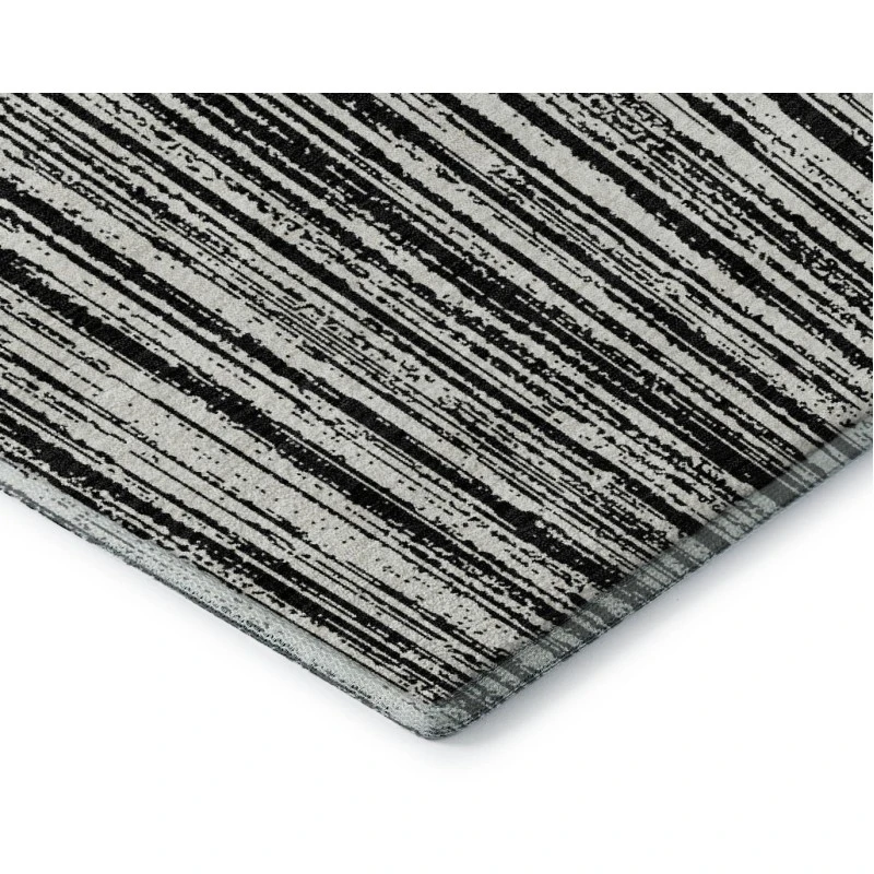 Addison Mayfield Black AMF760 - 8ft. Round Rug