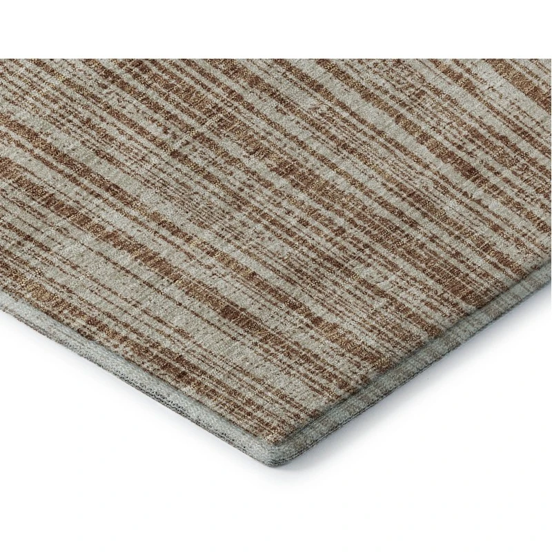 Addison Mayfield Orange AMF760 - 8ft. Round Rug