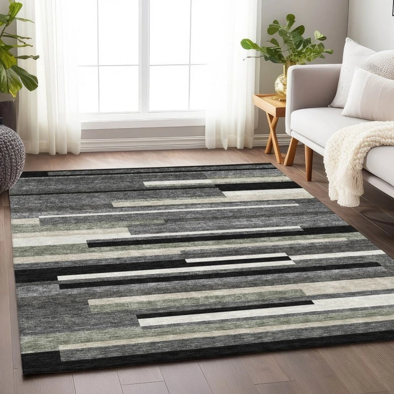 Addison Mayfield Black AMF766 9ft. x 12ft. Rect. Rug