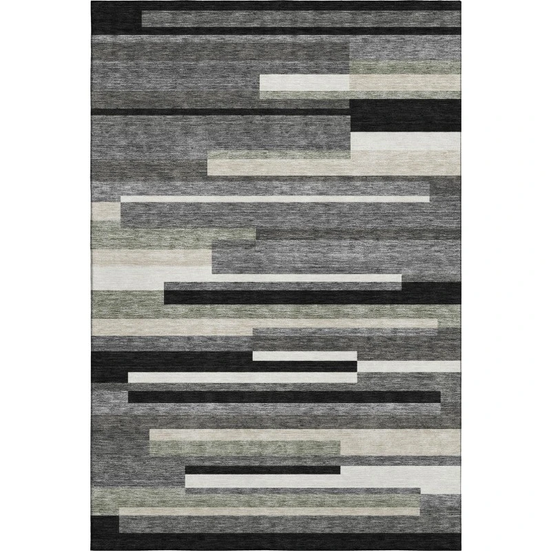 Addison Mayfield Black AMF766 9ft. x 12ft. Rect. Rug