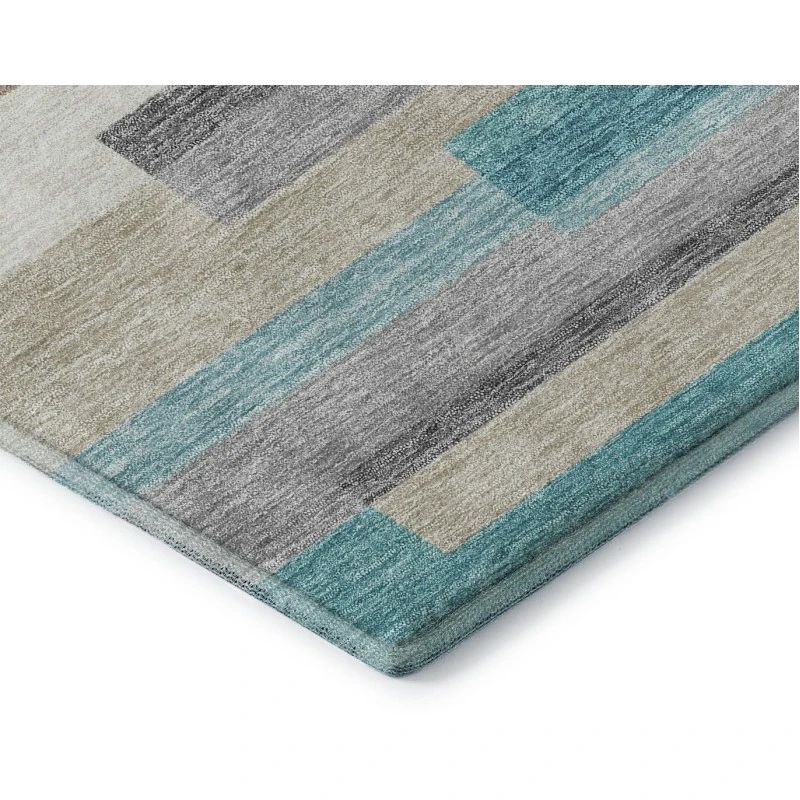 Addison Mayfield Teal AMF766 8ft. x 10ft. Rect. Rug