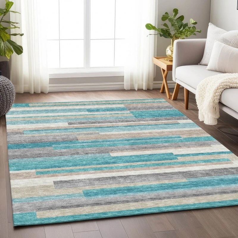 Addison Mayfield Teal AMF766 8ft. x 10ft. Rect. Rug