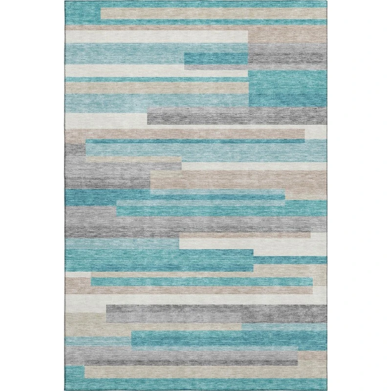 Addison Mayfield Teal AMF766 8ft. x 10ft. Rect. Rug