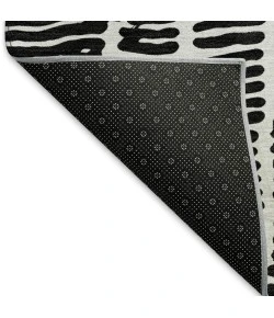 Addison Mayfield Black AMF830 - 8ft. Round Rug