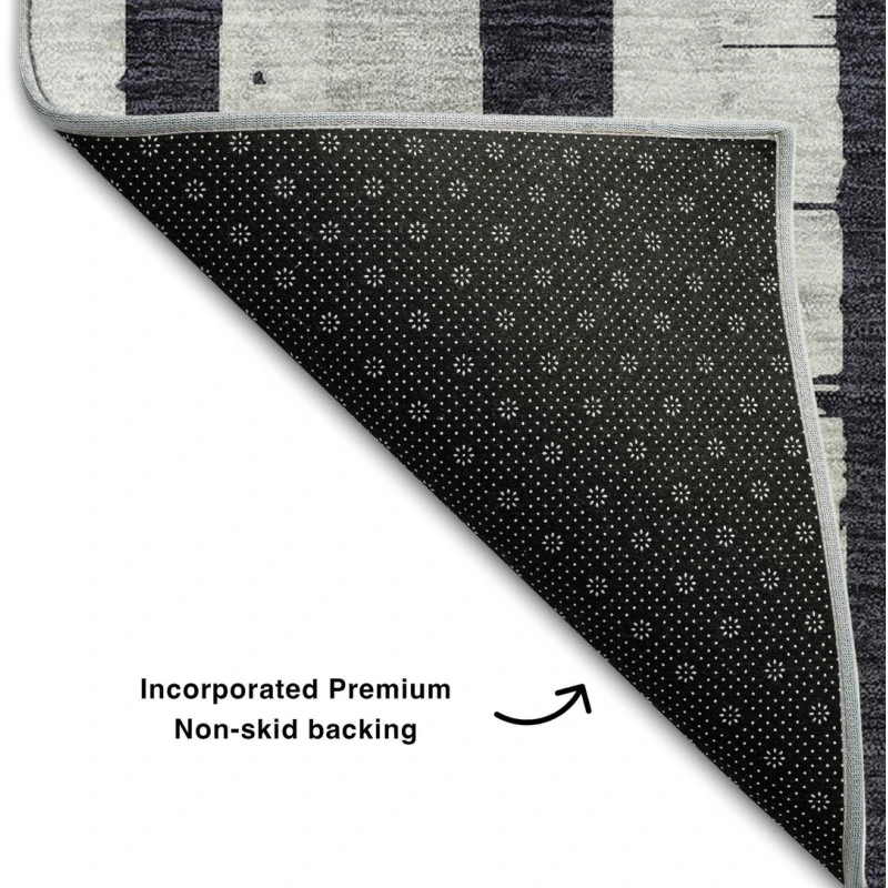 Addison Mayfield Black AMF872 8ft. x 10ft. Rect. Rug