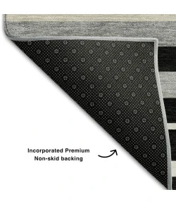 Addison Mayfield Black AMF879 - 8ft. Round Rug