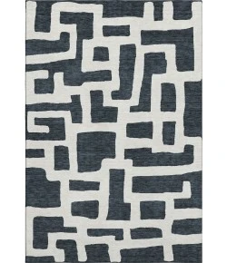 Addison Mayfield Black AMF903 - 8ft. Round Rug
