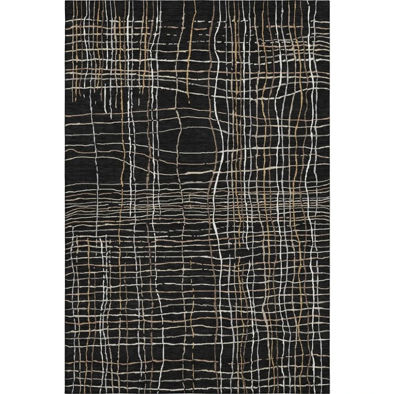 Addison Mayfield Black AMF998 5ft. x 7ft. 6in. Rect. Rug