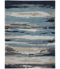 Amer Abstract ABS-4 Gunter Blue Rug 2 ft. X 3 ft. Rectangle
