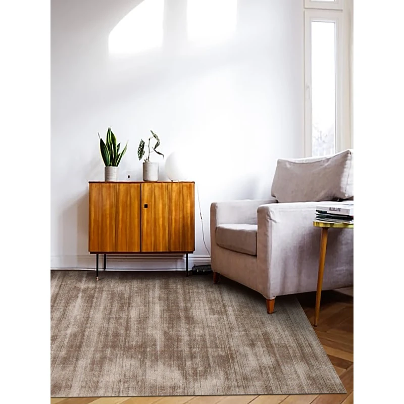Amer Affinity Londyn Camel Hand-Woven Viscose Area Rug 4' x 6'