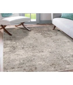 Amer Alpine Amira Gray Abstract Rug 6'7" x 9'