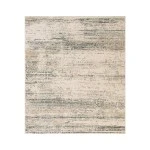 Amer Alpine Grace Ivory Striped Rug 6'7" x 9'